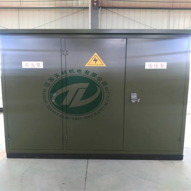 power supply box substation ZGS11 series 400kva 10KV american type substation