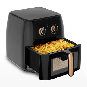 Novo 8L Air Fry Para Cozinha Visível Air Fryer Freidora de aire Forno sem Fábrica de Óleo Eletrodomésticos Elétricos