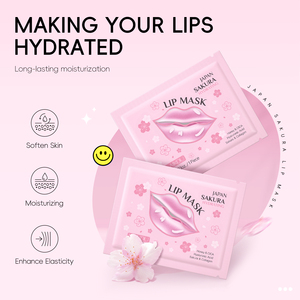 Masque Lèvres Hydratant Laikou JAPAN Sakura Hydrogel Repulpant au Collagène Cristallin 6g - Product Image 2