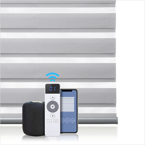 Stores occultants électriques motorisés en tissu Vision Zebra jour et nuit pour fenêtres, vente en gros directe usine - Product Image 1