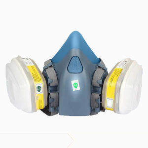 140 रासायनिक स्प्रे पेंटिंग दोहरी फिल्टर 7502 श्रृंखला आधा फेसपीस रेस्पिरेटर - Product Image 6