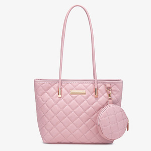 Venta al por Mayor Directa de Fábrica, Bolsos de Mujer Sólidos, Bolsos de Hombro Casuales, Bolsos Tote de Cuero Suave a la Moda - Product Image 5