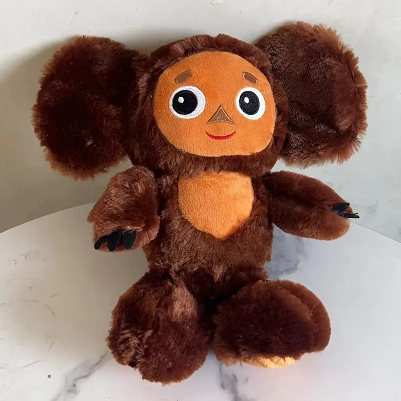 Cheburashka Knuffel Grote Ogen Aap Zachte Cheburashka Pop Grote Oren Aap Voor Kinderen Rusland Cheburashka Knuffel Dier Speelgoed 3