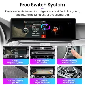 Junsun-Radio multimedia con Android para coche, dispositivo inalámbrico CarPlay de 14,9 pulgadas, NBT EVO estéreo, para BMW Serie 3, 4, F30, F31, F32, F33, F34, F36, 2013-2019 - Product Image 2