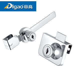 DlGao Furniture Lock Model 308 Zinc Alloy Cabinet Drawer Lock Keyless Minimalist Design - Product Image 3