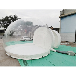 Tienda de campaña hinchable transparente con marco de acero, túnel de entrada para complejo turístico glamping, 5m - Product Image 1
