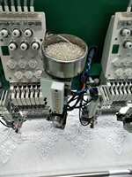 Machine à broder à cordon à tête unique Hefeng avec dispositif de paillettes pour la couture décorative de la mode