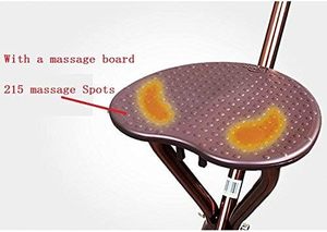 Siège <span class=keywords><strong>de</strong></span> canne pliant tabouret <span class=keywords><strong>de</strong></span> canne béquille siège <span class=keywords><strong>de</strong></span> chaise 3 pieds sièges <span class=keywords><strong>de</strong></span> canne bâton <span class=keywords><strong>de</strong></span> marche hautement réglable grand épais en alliage d'aluminium ABS - Product Image 4
