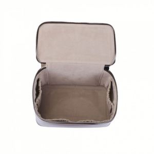 Luxury PU Leather Makeup Bag Large Capacity Travel Cosmetic Organizer <b>Box</b> with Handle - Product Image 2