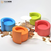Nouveaux meubles de salon modernes à la mode tissu salon Allotype tabouret loisirs canapé chaise