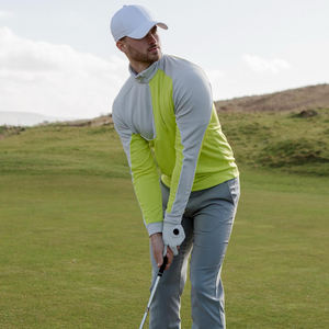 Sweat à capuche personnalisé de luxe Dry Fit pour hommes Performance Active Sweat-shirt coréen doux à fermeture éclair avec motif solide Pull de golf - Product Image 2