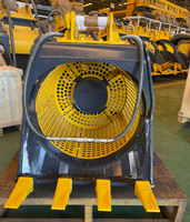 Bucket Rotary Screen MONDE untuk Mini Excavator, Bucket Penyaring Tanah dan Batu untuk Excavator Volvo