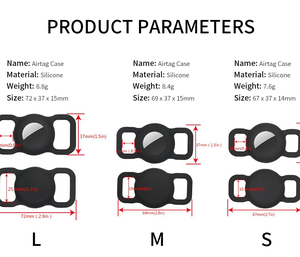 Capa Protetora de Silicone para Airtag, Chaveiro para Gato e Cachorro, Anti-perda, <span class=keywords><strong>Mini</strong></span> Dispositivo Localizador - Product Image 5