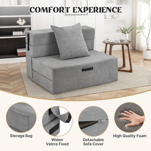 Moderno Juego de Sofá Cama Convertible Extensible 4 en 1, Ecológico, Modular, Ahorra Espacio, Multifuncional para Sala de Estar - Product Image 3