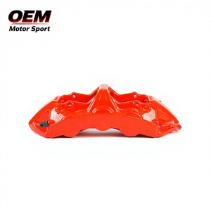 Nuevo Kit de Frenos de Alto Rendimiento OEM MOTOR SPORT GT6 para 911 992 - Calibradores Monobloque Rojos de 6 Pistones con 1 Año de Garantía - Product Image 1
