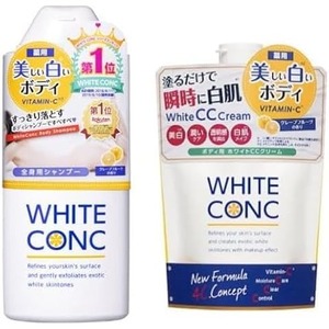Shampooing corporel WHITE CONC CII, nettoyant corporel médicamenteux japonais, parfum pamplemousse, vitamine C, hydratant, 360 ml - Product Image 6