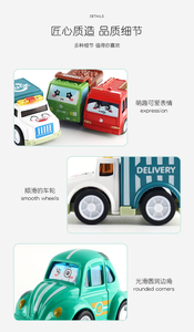 Nuevo Autobús <span class=keywords><strong>de</strong></span> Juguete <span class=keywords><strong>de</strong></span> Plástico con Ruedas Libres, Diseño <span class=keywords><strong>de</strong></span> <span class=keywords><strong>Dibujos</strong></span> Animados, Color Verde, con 20 Autos <span class=keywords><strong>de</strong></span> Aleación para Jalar, Autobús <span class=keywords><strong>de</strong></span> Metal Fundido a Presión para Niños - Product Image 4