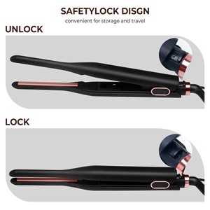 <span class=keywords><strong>Lisseur</strong></span> et <span class=keywords><strong>boucleur</strong></span> 2 en 1, chauffage PTC, petit fer à lisser, fer à lisser plat mince de 0,3 pouce pour <span class=keywords><strong>cheveux</strong></span> <span class=keywords><strong>courts</strong></span> - Product Image 6