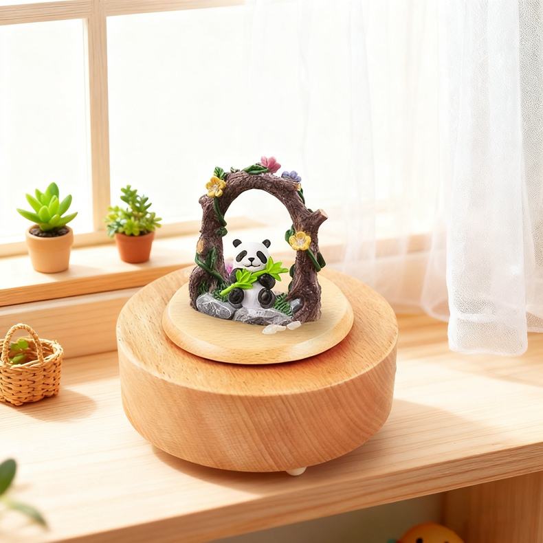 สีไม้-กล่องดนตรีแพนด้า-4