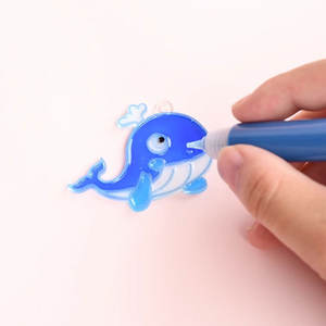 Kit bahan lukisan lem kristal anak-anak DIY mainan liontin buatan tangan dan papan gambar untuk lem mainan gambar - Product Image 4