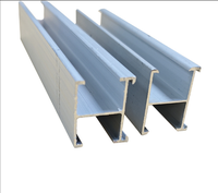 Rail de guidage solaire en aluminium réglable avec pinces de fixation et supports de cadre pour montage photovoltaïque