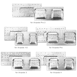 ที่ใ<span class=keywords><strong>ส</strong></span>่หูฟังแบบฟิล์มเคลือบ3D 4ชิ้นแม่พิมพ์การพิมพ์3D จิ๊กพิมพ์โลหะสำหรับฟิล์มเคลือบ3D เค<span class=keywords><strong>ส</strong></span>ป้องกัน Air-pods - Product Image 1