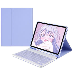 Clavier personnalisé flip étui de protection en cuir PU pour <span class=keywords><strong>Samsung</strong></span> Galaxy Tab S7 Plus 12.4 pouces <span class=keywords><strong>SM</strong></span>-<span class=keywords><strong>T970</strong></span> couverture arrière - Product Image 3