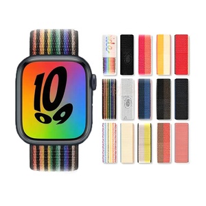 Correas para Apple Watch Band 10 8 9 7 6 5 4 SE 42mm 46mm 45mm 44mm 41mm 49mm 40mm Sport Loop Bracelet <span class=keywords><strong>Correa</strong></span> <span class=keywords><strong>Iwatch</strong></span> Series Ultra - Product Image 1