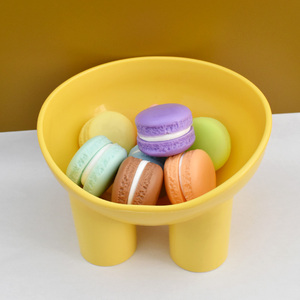 2026 Colorful PVC Fake Cake Sample <b>Empty</b> Macaron Display Prop for Dessert Simulation - Product Image 5