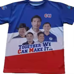 Philippines giá rẻ Cuộc Bầu Cử tùy chỉnh dryfit T-Shirt tùy chỉnh in t Áo sơ mi khuyến mãi Áo thun Đồng bằng màu trắng - Product Image 1