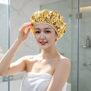 <span class=keywords><strong>Bonnet</strong></span> <span class=keywords><strong>de</strong></span> douche jetable <span class=keywords><strong>de</strong></span> luxe en aluminium imperméable, écologique et thermique, <span class=keywords><strong>pour</strong></span> adultes, <span class=keywords><strong>pour</strong></span> la beauté, les spas et les salons <span class=keywords><strong>de</strong></span> coiffure - Product Image 2