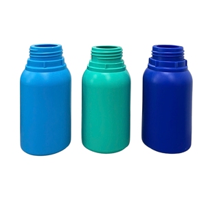 ขวดทรงกระบอกแบบ HDPE Coex ขนาด100มล. ขวดฝาเกลียวขวดพลาสติก