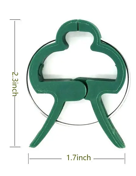 Suporte de plástico para plantas de jardim com efeito de estufa, clipe de enxertia para enxertia de tomate e vegetais, suporte para galhos de videira