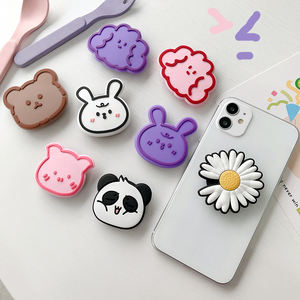 Заводская цена, индивидуальный держатель для телефона из ПВХ, симпатичный Griptok <span class=keywords><strong>DIY</strong></span>, силиконовый держатель для телефона с вашим логотипом - Product Image 2