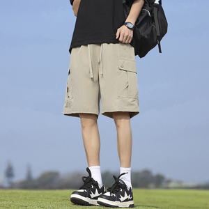 Shorts décontractés personnalisables avec logo pour hommes, shorts de basketball fins d'été, pantalons amples à séchage rapide pour garçons, respirants et décontractés 2025 - Product Image 5
