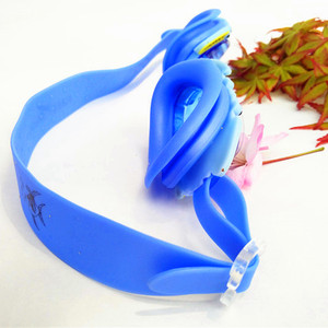 Gafas de natación para bebé con diseño de cangrejo, antivaho, impermeables, de silicona, lentes de alta definición YJ 13 - Product Image 3