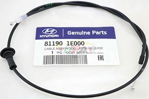 81190-1E000 CABLE DE ACTUACIÓN DEL CIERRE DEL CAPÓ 811901E000 para Hyundai Kia 81190 1E000 - Product Image 2