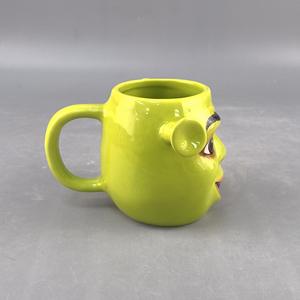 Taza <span class=keywords><strong>de</strong></span> Cerámica con Diseño <span class=keywords><strong>de</strong></span> Máscara <span class=keywords><strong>Completa</strong></span> <span class=keywords><strong>de</strong></span> <span class=keywords><strong>Shrek</strong></span> Verde para Halloween, Fiesta <span class=keywords><strong>de</strong></span> Graduación, Capacidad <span class=keywords><strong>de</strong></span> 500 ml, Ecológica, para Café, Té, Agua, Leche, Excelente Idea <span class=keywords><strong>de</strong></span> Regalo - Product Image 4