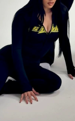 ชุดเซ็ต 2 ชิ้น ลายเสือดาวสุดเซ็กซี่ เสื้อครอปแขนยาวมีฮู้ดแบบซิป + กางเกงเลกกิ้ง - Product Image 5