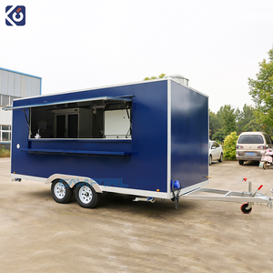 CAMPTRL Rimorchio Alimentare Mobile Tutto-in-uno Completamente Attrezzato, Cucina Commerciale, Rimorchio Concessioni, Food Truck BBQ per Diversi Tipi di Cibo - Product Image 3
