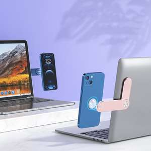 Support d'extension universel pour ordinateur portable, fixation latérale, double écran, support de téléphone magnétique réglable - Product Image 2