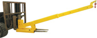 Hualong Stone Machinery HSE-38 de haute qualité de type inclinable 3 tonnes Lift Beam Jib Crane Hook Bras télescopique Chariot élévateur Jig Tick Boom
