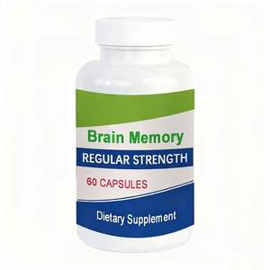 Suplemen Kapsul OEM Memory <span class=keywords><strong>Brain</strong></span> Booster untuk Fokus, Kejernihan, Energi & Tidur 30 Kapsul untuk Pria & Wanita Dewasa - Product Image 1