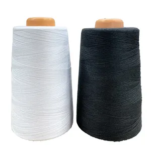 40/2ミシン糸100% ポリエステルミシン糸スプール手編みミシン織り用の各スプール4000ヤード