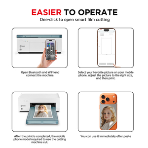 Stampante per Pellicole Protettive per Cellulari Personalizzate con Controllo APP, Connessione Wi-Fi 2.4G/5G, per Tutti i Modelli di Telefono - Product Image 6