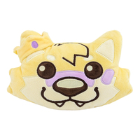 Peluche de chien jaune en tissu de haute qualité, figurine aux expressions vives, Shiba Inu en peluche pour cadeau et décoration