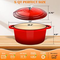 Gusseisen-Dutch-Oven Sauerteig-Starter-Set mit Silikon-Holz-Gärkorb und Brotlame – Ofenfest und Spülmaschinenfest