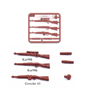 Equipo al por Mayor, Rifle, Pistola, 98K, 8X, Espejo, Arma, Accesorios <span class=keywords><strong>de</strong></span> Soldado <span class=keywords><strong>de</strong></span> la Segunda Guerra Mundial, Kit <span class=keywords><strong>de</strong></span> Armas Militares, Bloques <span class=keywords><strong>de</strong></span> Construcción - Product Image 3