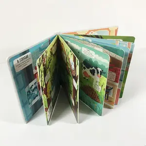 Guangzhou stampa personalizzata Pop Up 3D Flap libri illustrati educazione inglese per bambini bambini