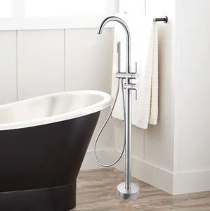 Robinet de baignoire mural sur pied, eau chaude et froide de haute qualité - Product Image 2